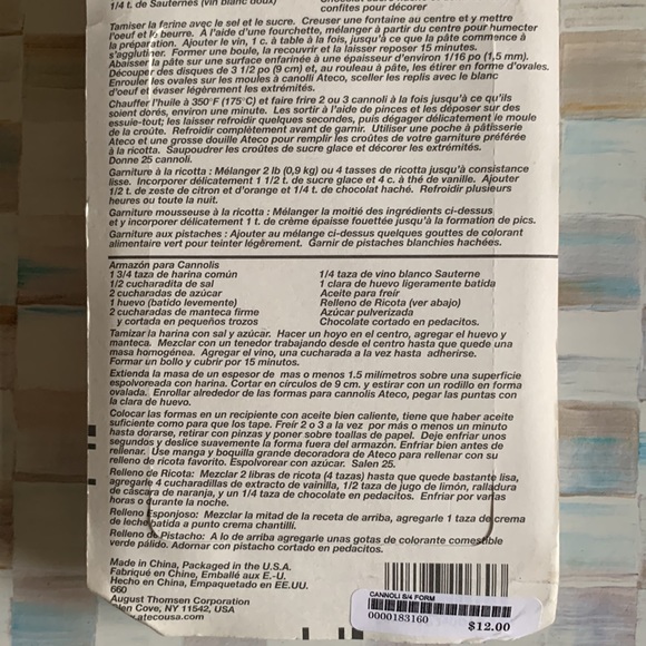 Cannoli forms to stun with your baking skills - Picture 4 of 4